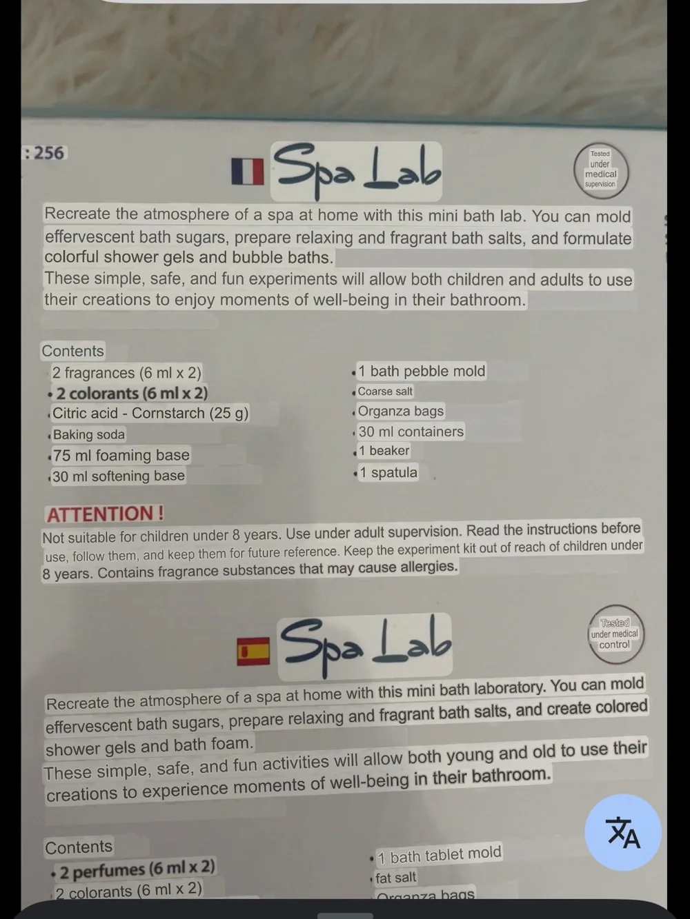 Spa Lab DIY Bath & Body Kit - Everything fir bath bombs, bath salt, body wash
